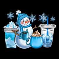 Winter Snowman Coffee Cups Heavyweight Sweatshirt | Teevron