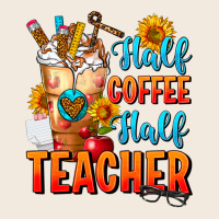 Half Coffee Half Teacher Zipper Hoodie | Teevron