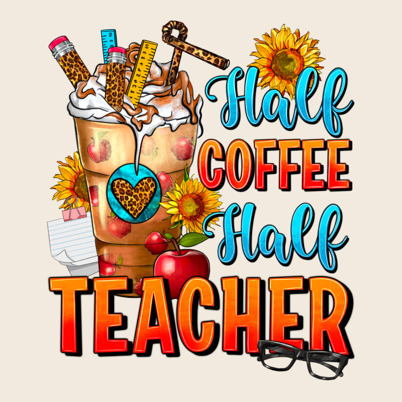 Half Coffee Half Teacher Zipper Hoodie by FaDigitalArtStudio | Teevron