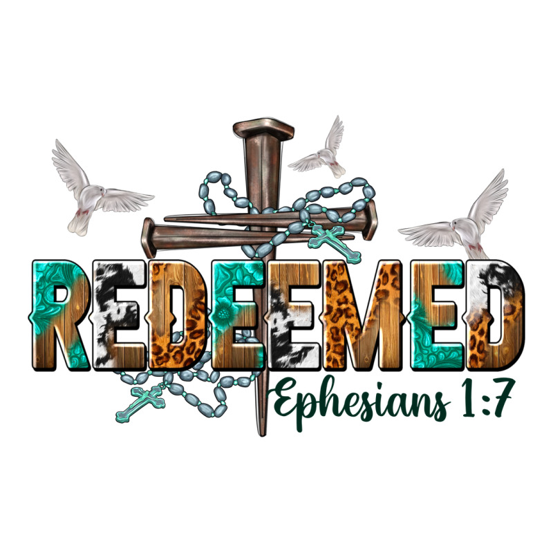 Redeemed Ephesians 1 7 Premium Tee by NancyCooperArtShop | Teevron