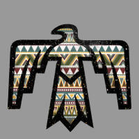 Western Green Aztec Thunderbird Vintage Hoodie | Teevron