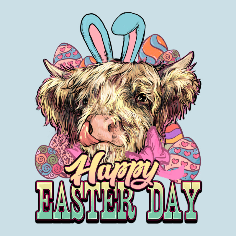 Easter Day Cow Ladies Tee by NancyCooperArtShop | Teevron