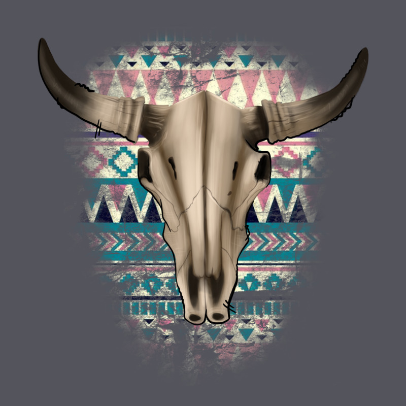 Western Aztec Bull Skull Vintage Hoodie by Bettercallsaul | Teevron