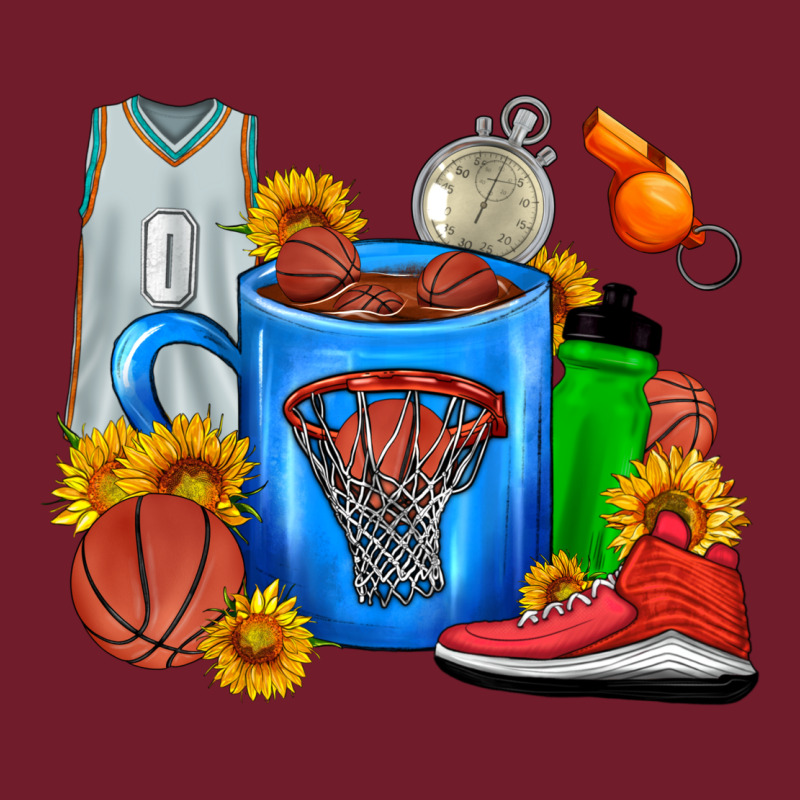 Basketball Coffee Cup Zipper Hoodie by FaDigitalArtStudio | Teevron