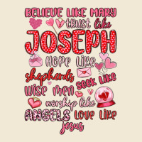 Believe Like Mary Trust Like Joseph Valentine S Da Ladies Tee | Teevron