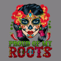 Sugar Skull Woman Proud Of My Roots Heavyweight Hoodie | Teevron