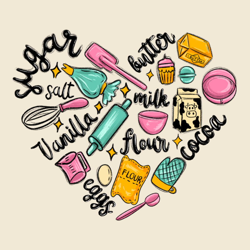 Vanilla Eggs Sugar Cocoa And Kitchen Heart Premium Tee by MaliasSmallBusiness | Teevron