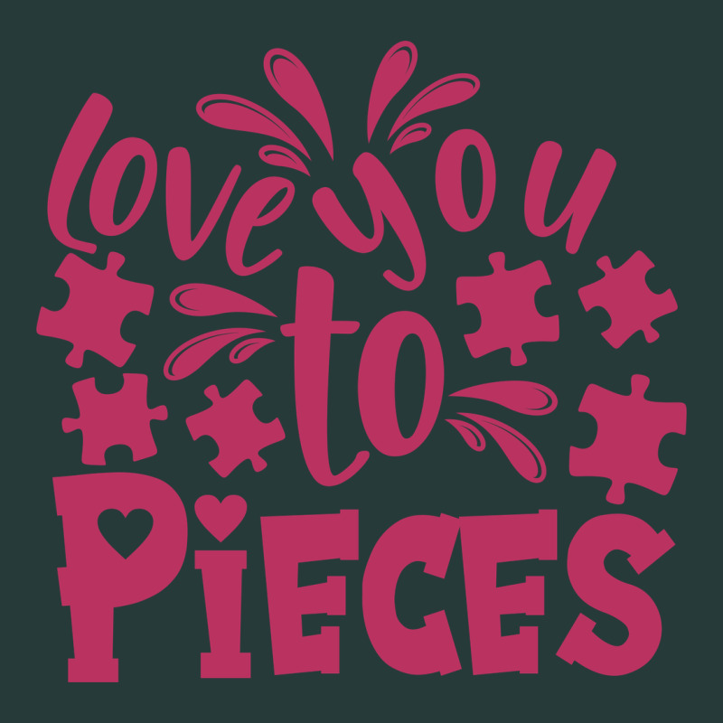 Love You To Pieces Premium Sweatshirt by CowhideDigitalArt | Teevron