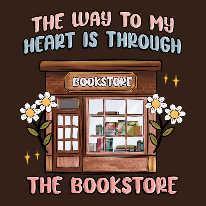The Way To My Heart Is Through The Bookstore Heavy Core Tee by MaliasSmallBusiness | Teevron