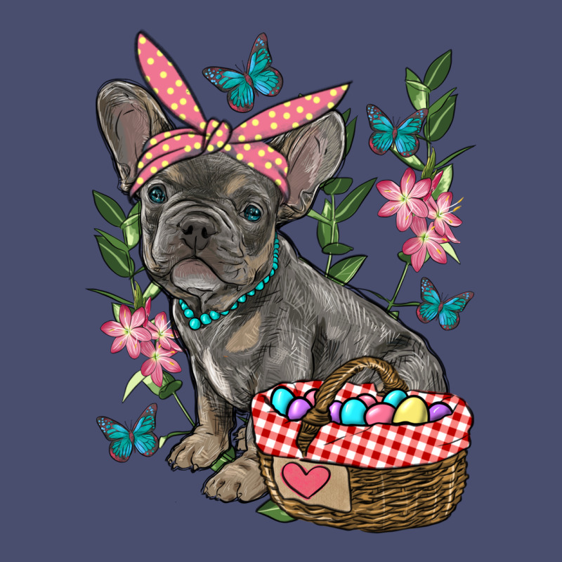 Easter French Bulldog Vintage Tee by RanaPortraitStore | Teevron
