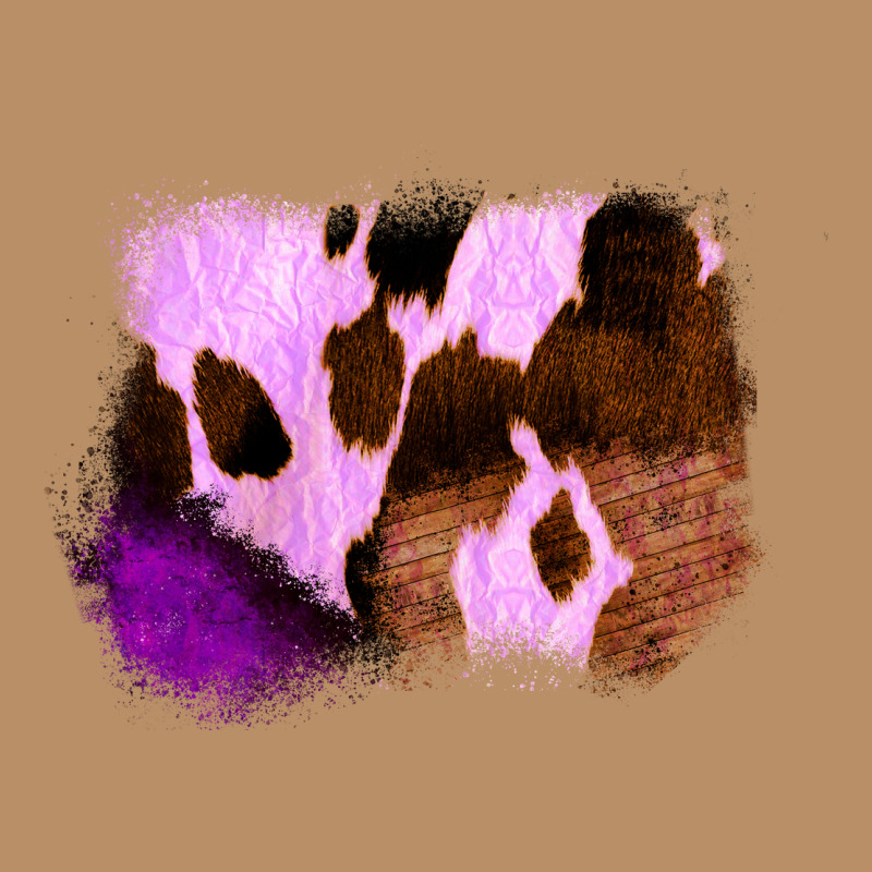 Purple Western Wood Cowhide Frame Vintage Hoodie by Bettercallsaul | Teevron