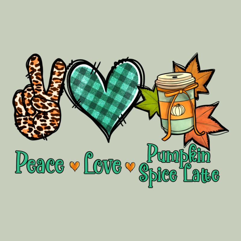 Peace Love Pumpkin Spice Latte Ladies Tee by NancyCooperArtShop | Teevron