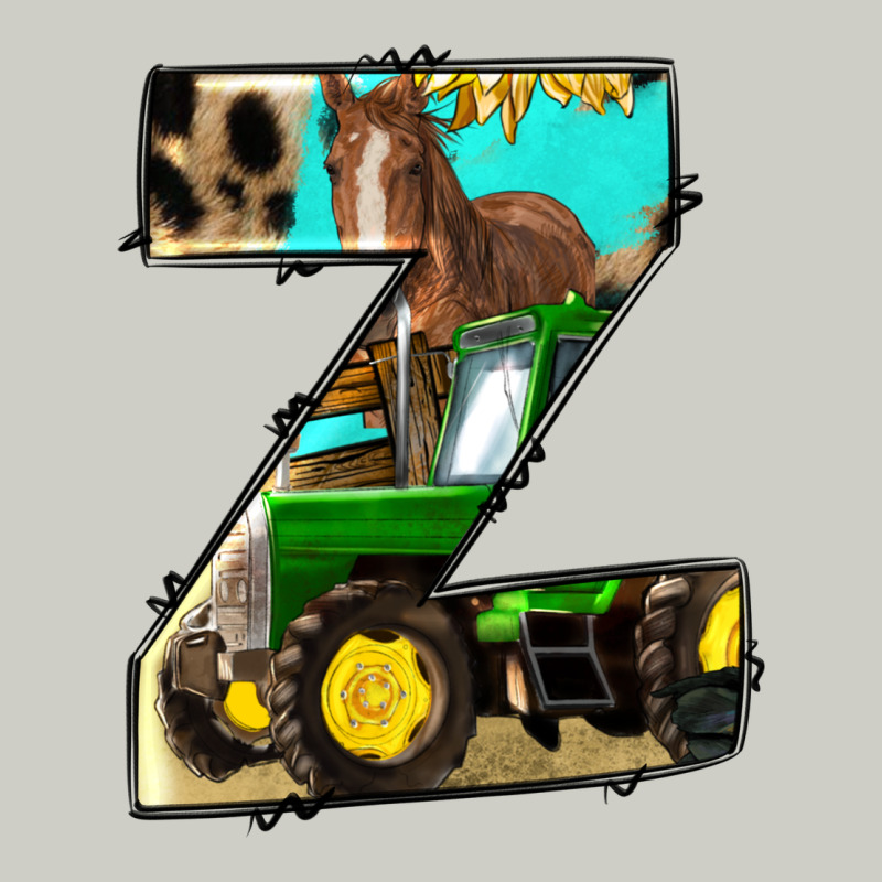 Farm Life Alphabet Lowercase Letters Z Heavyweight Hoodie by BundleAndBundleShop | Teevron