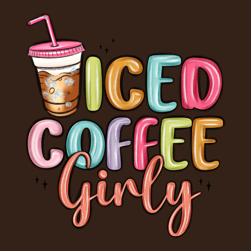 Iced Coffee Girly Heavy Core Tee by MaliasSmallBusiness | Teevron