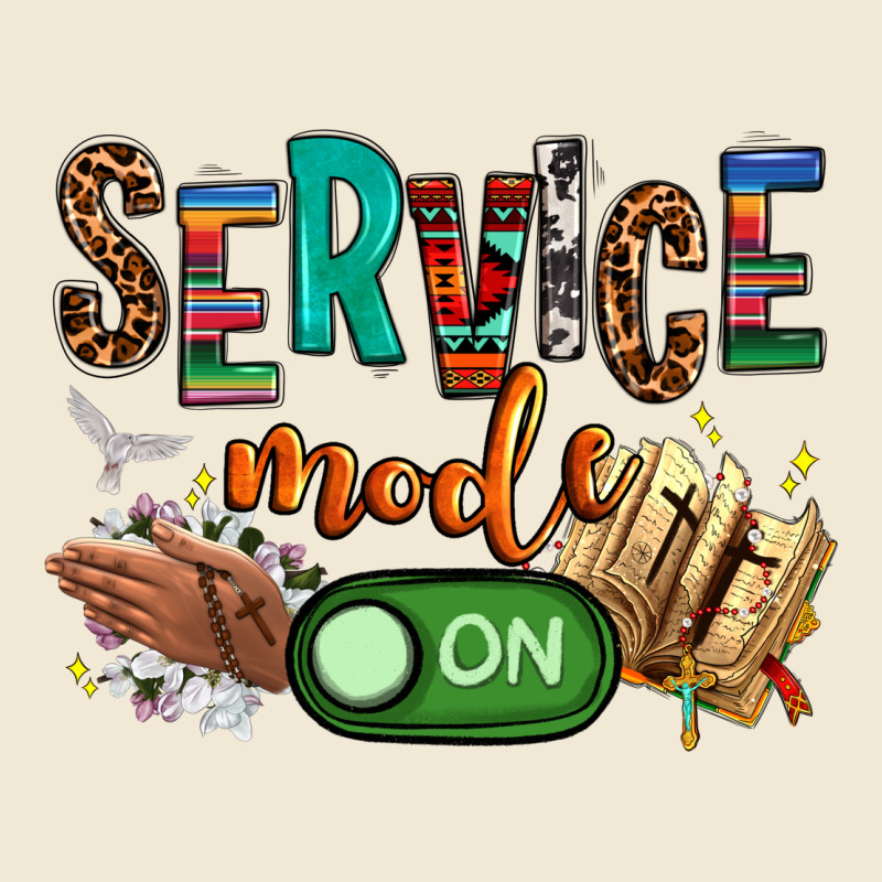Service Mode On Woman Version Ladies Tee by NancyCooperArtShop | Teevron