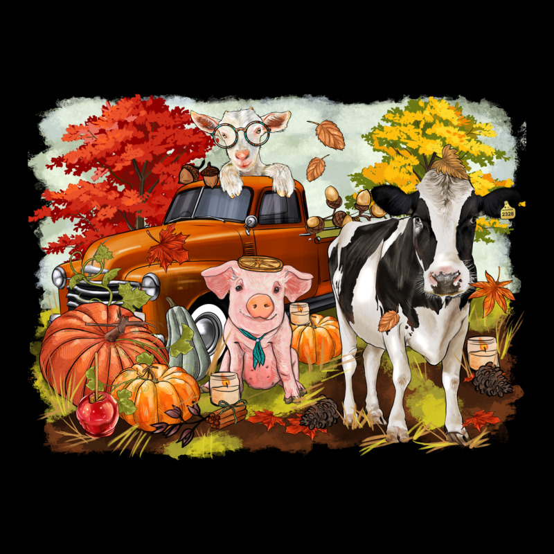 Fall Farm Animals Heavyweight Sweatshirt by CowGirlArtShop | Teevron