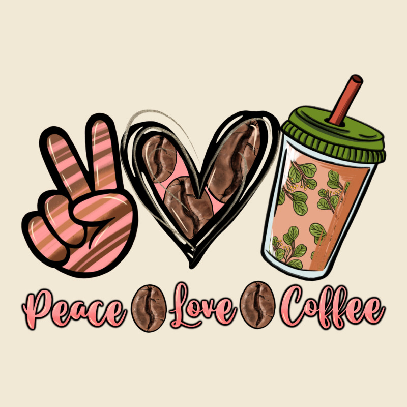 Peace Love Coffee Premium Tee by NancyCooperArtShop | Teevron