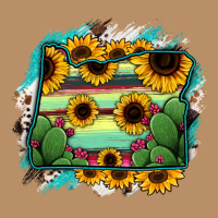 Oregon Map Sunflower Cactus Serape Vintage Hoodie | Teevron