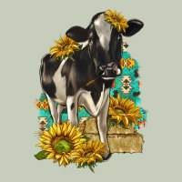 Sunflowers Cow Long Sleeve Tee | Teevron