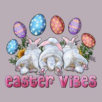 Easter Vibes With Bunny And Eggs Vintage Tee | Teevron