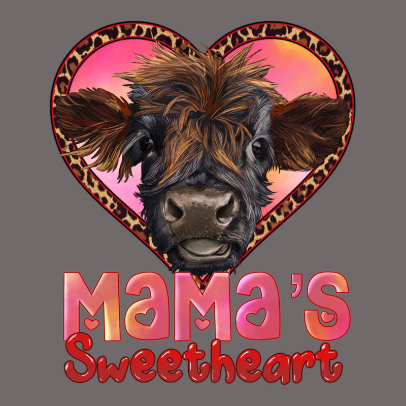 Mama's Sweetheart Highland Calf Urban Heavy Tee by RanaPortraitStore | Teevron