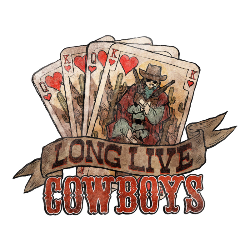 Long Live Cowboys Cards Premium Tee by NancyCooperArtShop | Teevron