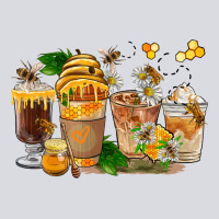 Honey Bee Coffee Cups Zipper Hoodie | Teevron