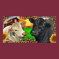 Charolais Bull And Black Angus Bull With Farm Premium Hoodie | Teevron