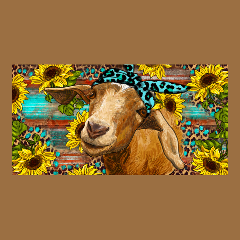 Goat With Sunflowers And Leopard Vintage Tee by RanaPortraitStore | Teevron