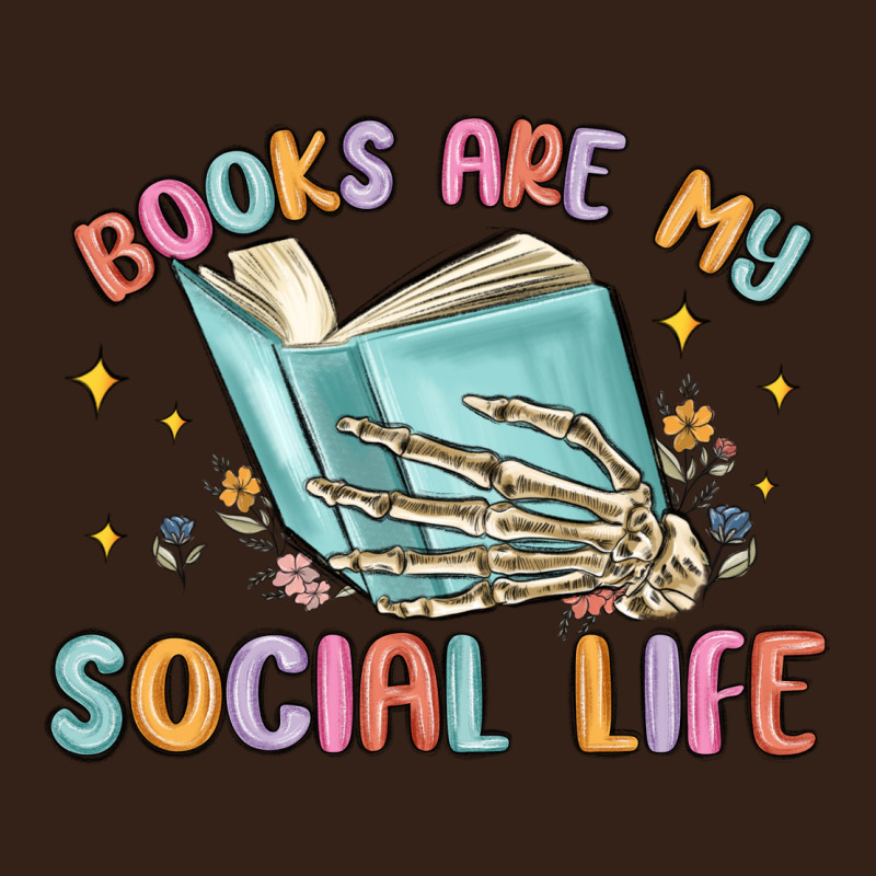 Books Are My Social Life Heavy Core Tee by MaliasSmallBusiness | Teevron