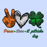 Peace Love St Patrick's Day Urban Heavy Tee | Teevron