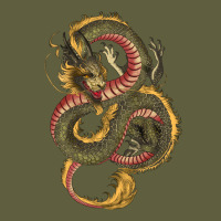 Green And Yellow Dragon Vintage Tee | Teevron