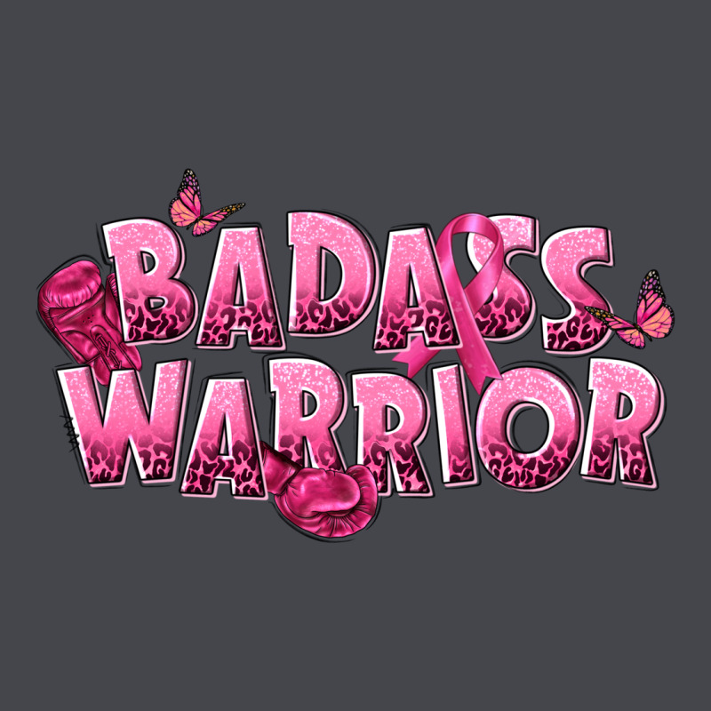 Badass Warrior Breast Cancer Long Sleeve Tee by NancyCooperArtShop | Teevron