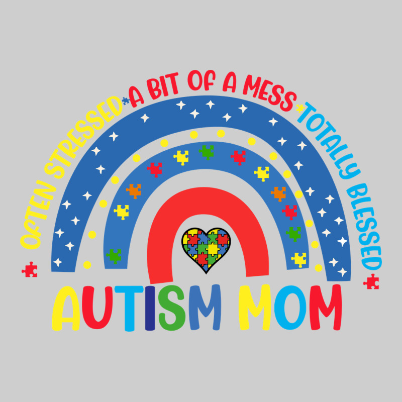 Often Stressed A Bit Of A Mess Totally Blessed Aut Premium Sweatshirt by CowhideDigitalArt | Teevron