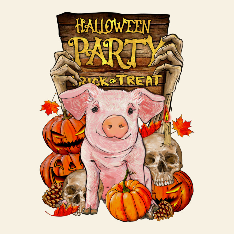 Halloween Party Pig Vintage Tee by RanaPortraitStore | Teevron