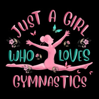 Just A Girl Who Loves Gymnastics Ladies Tee | Teevron