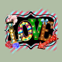 Love Frame Digital Valentines Day Urban Heavy Tee | Teevron