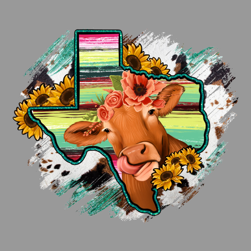 Western Texas Flag Cow Portrarit Vintage Hoodie by Bettercallsaul | Teevron