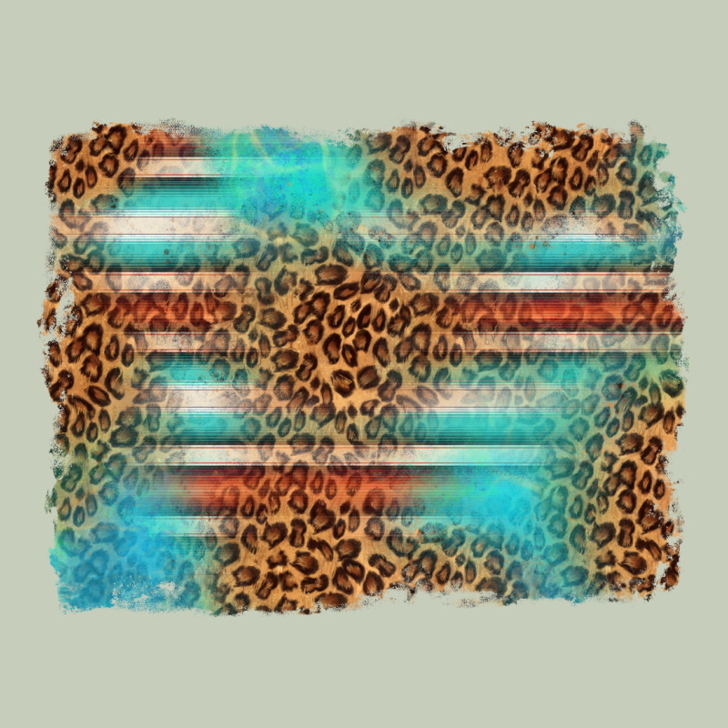Serape And Leopard Background Long Sleeve Tee by texasbilliewilder | Teevron