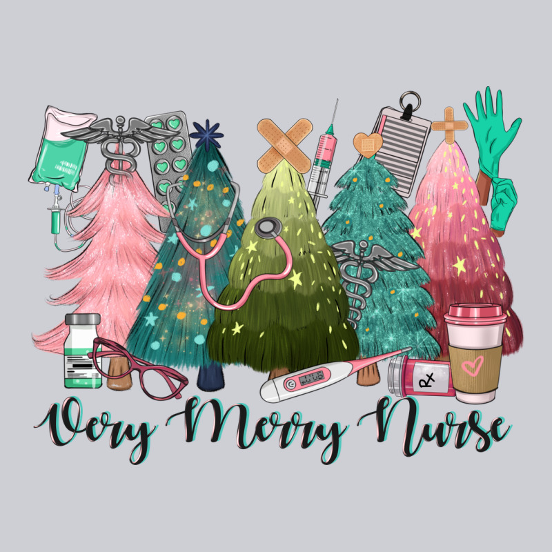 Verry Merry Nurse Heavyweight Sweatshirt by CowGirlArtShop | Teevron