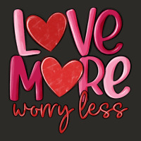 Love More Worry Less Heavy Core Tee | Teevron
