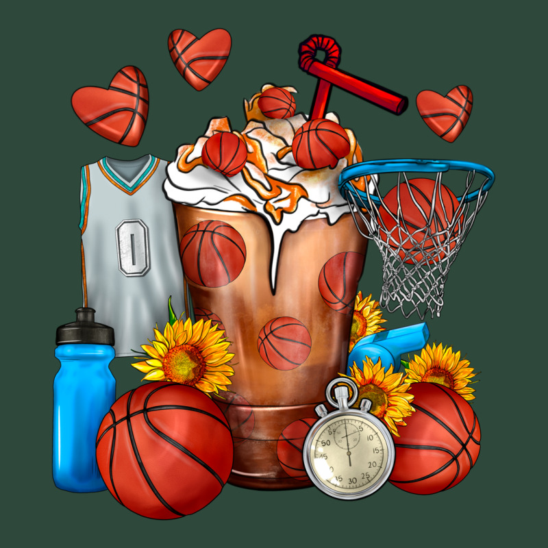 Basketball Sunflower Frappe Zipper Hoodie by FaDigitalArtStudio | Teevron