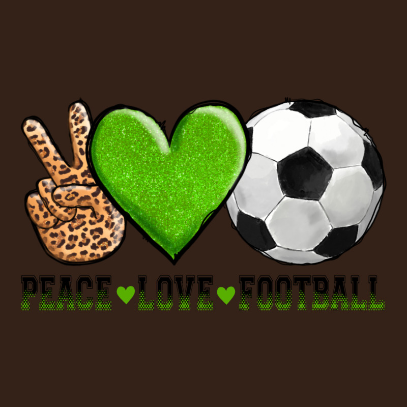 Peace Love Soccer Heavy Core Tee by AdoDesignShop | Teevron