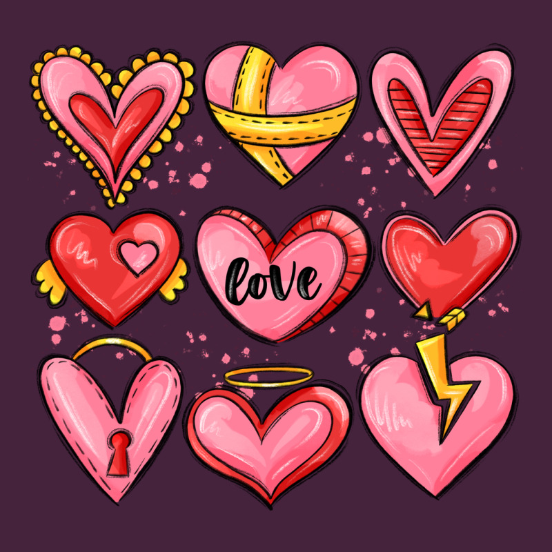Sketch Hearts Premium Tee by MaliasSmallBusiness | Teevron