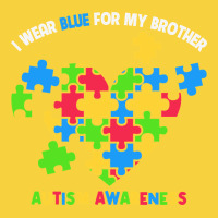 Wear Blue For My Brother Autism Premium Sweatshirt | Teevron