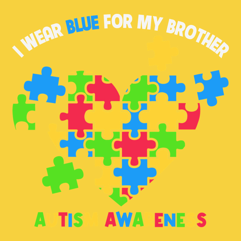 Wear Blue For My Brother Autism Premium Sweatshirt by CowhideDigitalArt | Teevron