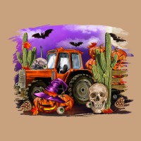 Halloween Tractor Vintage Tee | Teevron