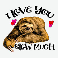 Valentine Sloth, I Love You Slow Much Urban Heavy Tee | Teevron