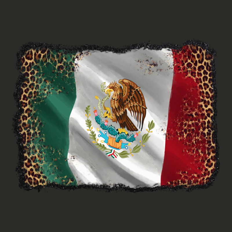 Mexico Flag Black Glitter Leopard Heavy Core Tee by AdoDesignShop | Teevron