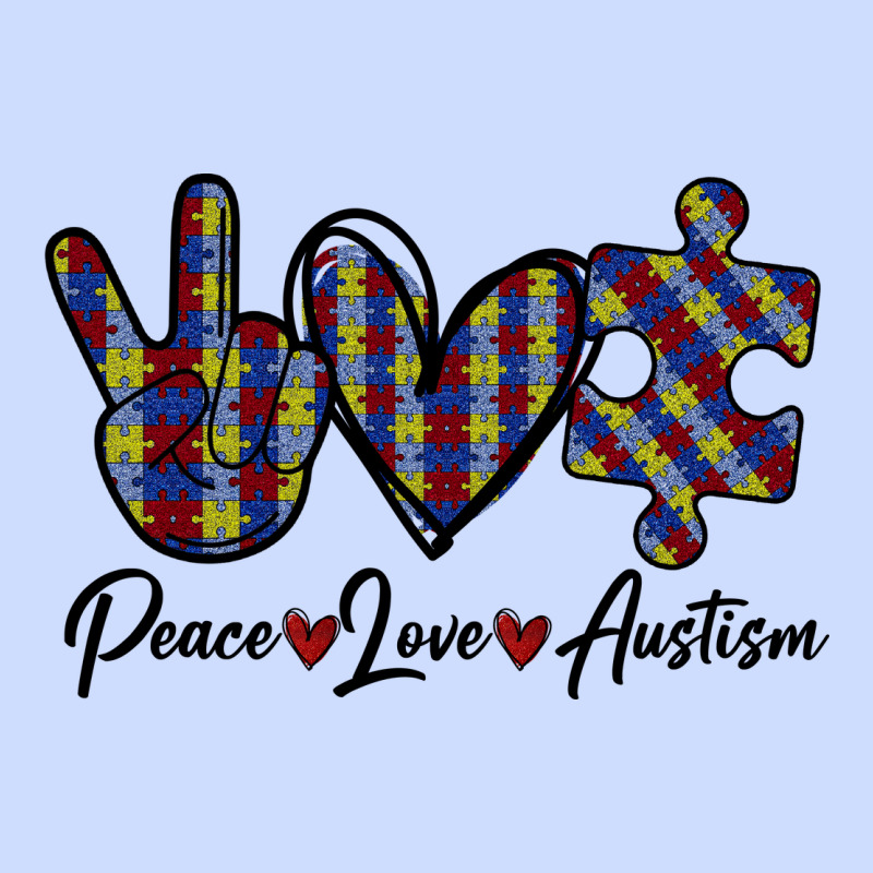 Peace Love Autism Urban Heavy Tee by Bettercallsaul | Teevron